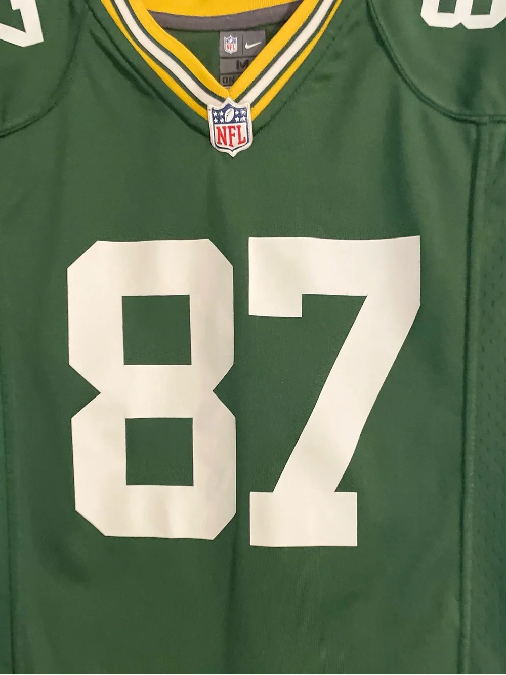 Green Bay Packers Jordy Nelson #87 Nike On Field Youth Jersey. Medium (10/12)